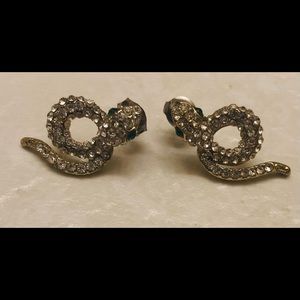 Studded Snake Earrings